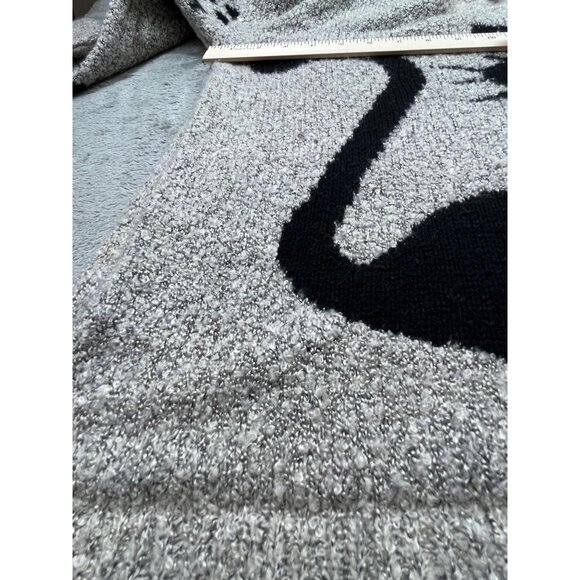 Black Cat Knit Sweater By Poof Excellence - Womens Small Acrylic/Polyester Blend - Picture 8 of 11